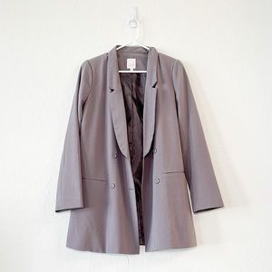Lauren Conrad Gray Blazer Size 6 NWOT